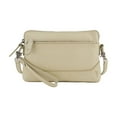 thumbnail image 1 of Frye Melissa 100% Genuine Leather Women's Crossbody Wristlet Bag, 1 of 9