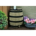 thumbnail image 1 of 50-Gallon Darkened Ribs Rain Vault Barrel, Assorted Colors, 1 of 5