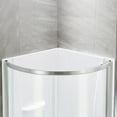 thumbnail image 11 of Breeze 34” x 34” x 77” Corner Shower Kit with Clear Glass, Walls, Base and Hardware, 11 of 21
