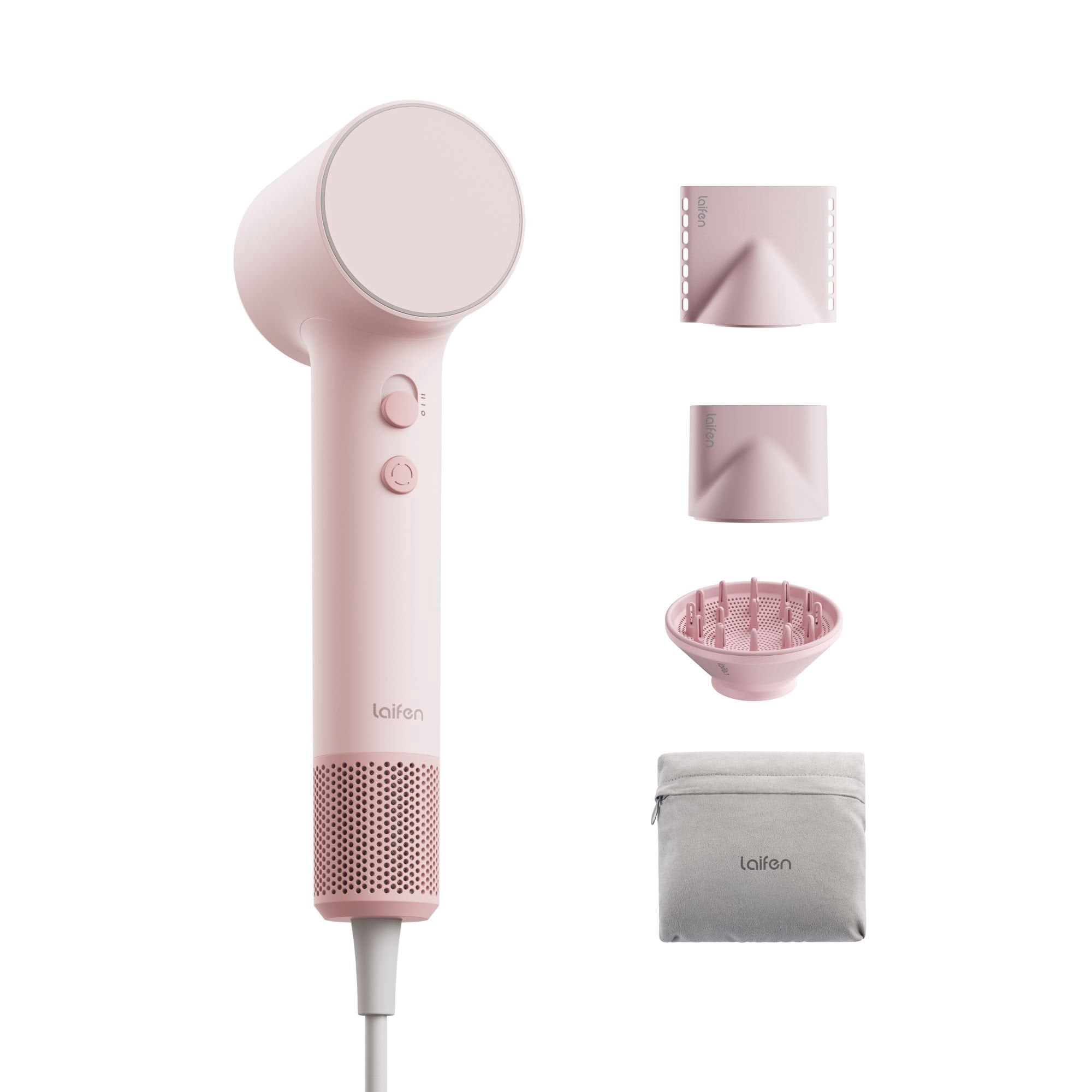 Laifen Air Pro Hair Dryer, Includes Bag + 3 Magnetic Nozzles