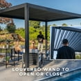 thumbnail image 3 of Backyard Discovery Louvered Pergola, Choose Size, 3 of 19