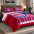 thumbnail image 3 of Logo Brands Chicago Cubs Queen Bed-In-A-Bag Set, 3 of 4