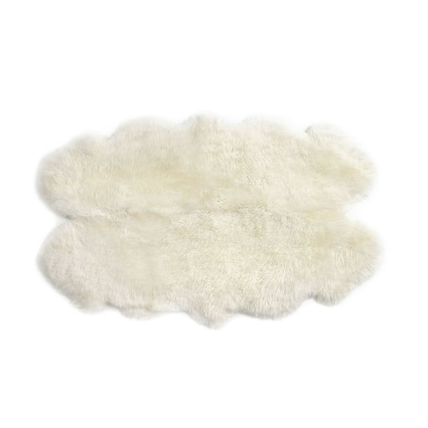 100% Genuine Silky Sheepskin Rug, 5'10