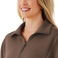 thumbnail image 4 of Member's Mark Women's Sandwash Half-Zip Pullover, 4 of 7