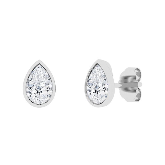 Lab Created Diamond Earrings in 14K Gold
