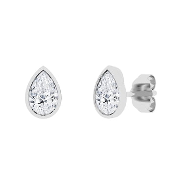 Lab Created Diamond Earrings in 14K Gold