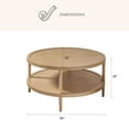 thumbnail image 4 of details by Becki Owens Charlotte Round Coffee Table, 4 of 6