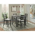 thumbnail image 1 of Society Den Kona 5-Piece Dining Set, Choose Height & Color, 1 of 18
