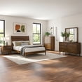 thumbnail image 1 of Zuma Panel 3PC or 5PC Bedroom Set in Walnut, Assorted Sizes, 1 of 10