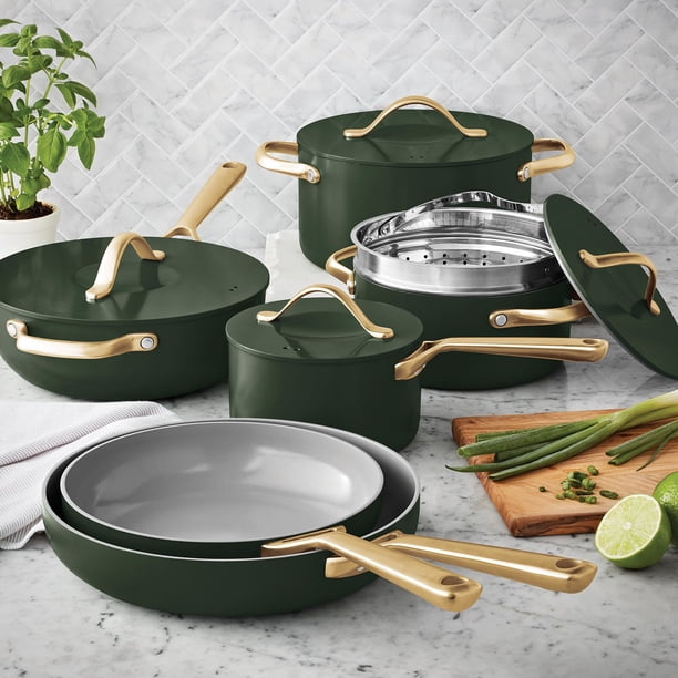 Member's Mark 11-Piece Modern Ceramic Cookware Set - Samsclub.com