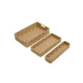 thumbnail image 3 of We Think Storage Resin Rattan Storage Bin with Handle, Set of 3, 3 of 16