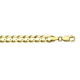 thumbnail image 2 of Curb Chain Necklace in Solid 14K Gold, 2 of 5
