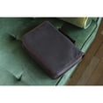 thumbnail image 3 of Aviator Extra Large Brown Suede Bible Cover for Men, Zippered with Handle, 3 of 5
