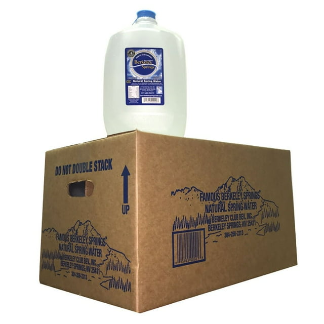 Berkeley Spring Water Case, 1 gal., 6 pk.