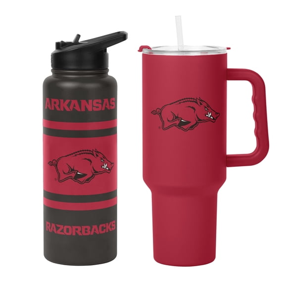 Logo Brands Arkansas Razorbacks Tumbler Set