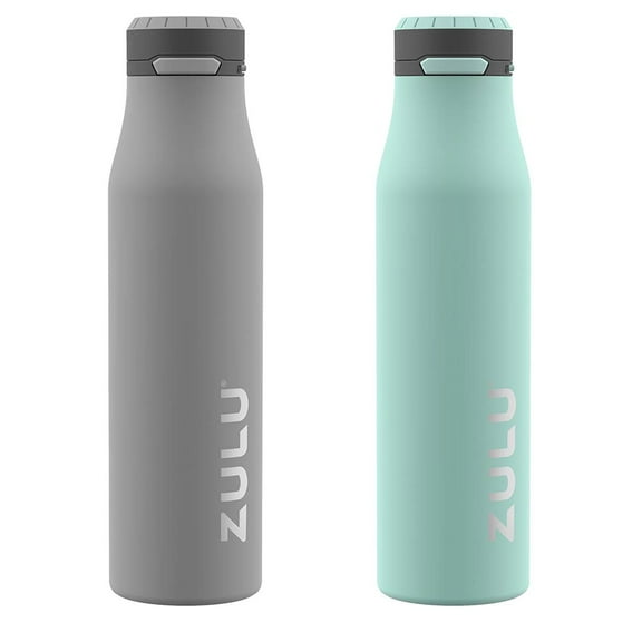 Zulu Vantage 26oz Stainless Steel Water Bottle 2pk