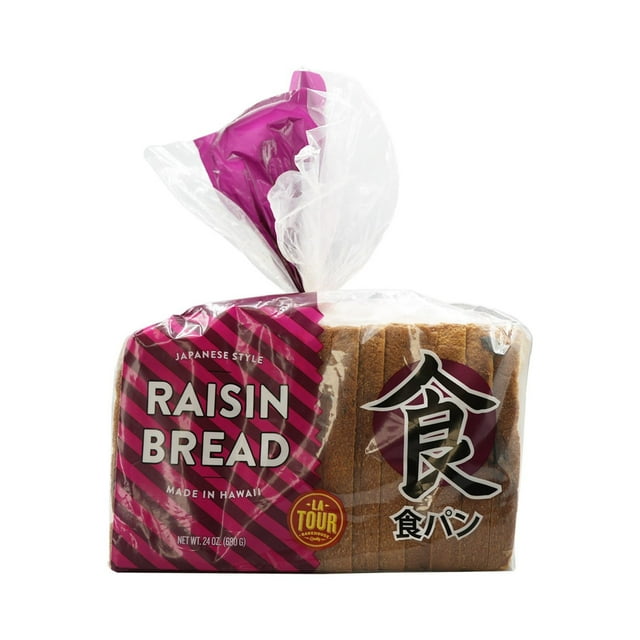 La Tour Japanese Style Raisin Bread, 24 oz.