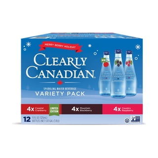 Clearly Canadian Merry Berry Holiday Variety Pack, 11 fl. oz., 12 pk.