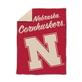 thumbnail image 1 of Logo Brands Nebraska Cornhuskers Luxe Dreams Throw, 60" x 80", 1 of 6