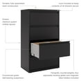 thumbnail image 5 of Hirsh 30" Wide 2-Drawer Lateral File Cabinet, Assorted Colors & Sizes, 5 of 14
