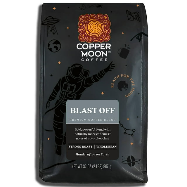 Copper Moon Coffee Whole Bean, Blast Off, 32 oz.