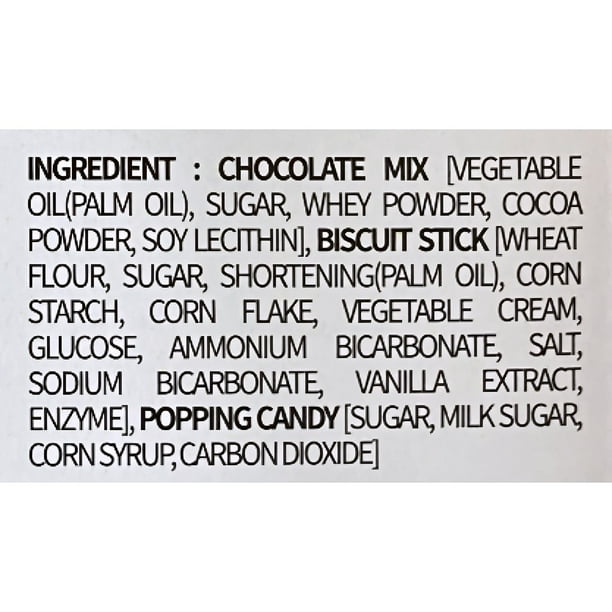 Nicos Big Choco Sticks With Popping Candy, 0.63 oz., 20 ct