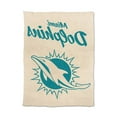 thumbnail image 2 of Logo Brands Miami Dolphins Luxe Dreams Throw, 60" x 80", 2 of 6