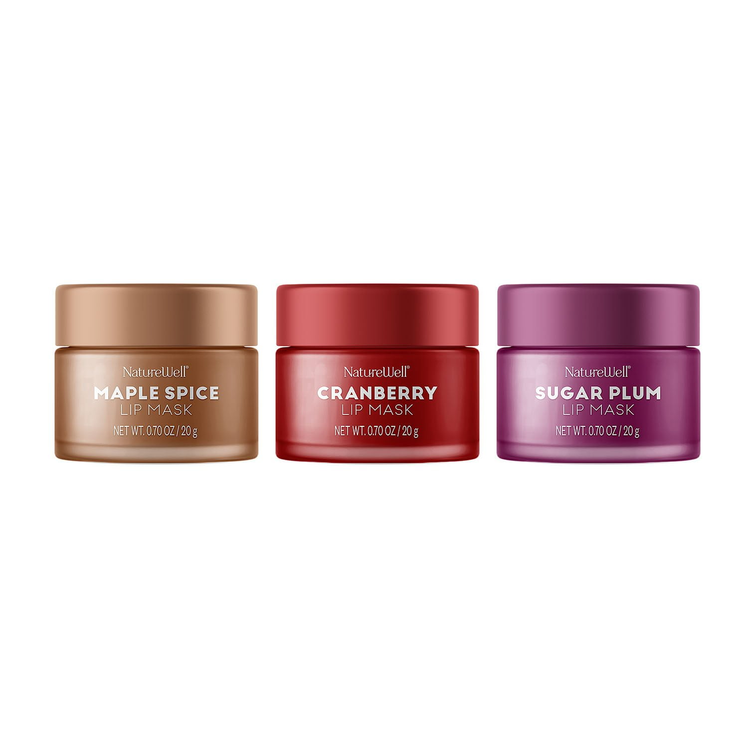NatureWell Hydrating Lip Masks, 3 pk