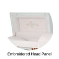 thumbnail image 2 of Titan Casket Paris Rose Steel Funeral Casket, White, 2 of 5