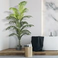 thumbnail image 3 of Faux 72" Palm Tree in a Pot, 3 of 6