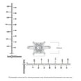thumbnail image 5 of Lab Created Princess Cut Solitaire Diamond Ring, 5 of 8
