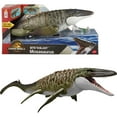 thumbnail image 1 of Jurassic World Rebirth Bite N Blast Mosasaurus Action Figure and Mini Dilophosaurus Toy, 1 of 6