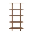 thumbnail image 4 of Bower Home Modern 60" Wood Bookcase, 4 of 8
