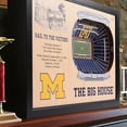 thumbnail image 2 of YouTheFan Michigan Wolverines 25-Layer Football Stadium View 3D Wall Art, 2 of 5