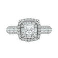 thumbnail image 2 of 1.95 CT. T.W. Princess Cut Halo Diamond Ring in 14K Gold, 2 of 5