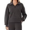 thumbnail image 1 of Member's Mark Women's Sandwash Half-Zip Pullover, 1 of 7