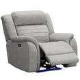 thumbnail image 22 of Tristan 3pc Fabric Power Reclining Set with Heat and Massage, Gray, 22 of 23