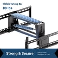 thumbnail image 9 of Mounting All Fireplace Pull Down TV Wall Mount for 32"- 65" TVs, 9 of 10