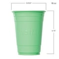 thumbnail image 2 of Matter Compostable, Green Party Cups, 18 oz., 140 Ct., 2 of 4