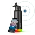 thumbnail image 1 of HidrateSpark Pro 32-oz. Stainless Steel Smart Water Bottle w/ Straw, Choose Color, 1 of 5