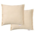 thumbnail image 1 of Town & Country Everyday Rio Solid Fringe Decorative Pillow, Set of 2, 1 of 11