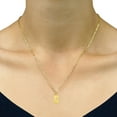 thumbnail image 2 of Initial Paperclip Chain Pendant Necklace in 14K Gold, 2 of 5