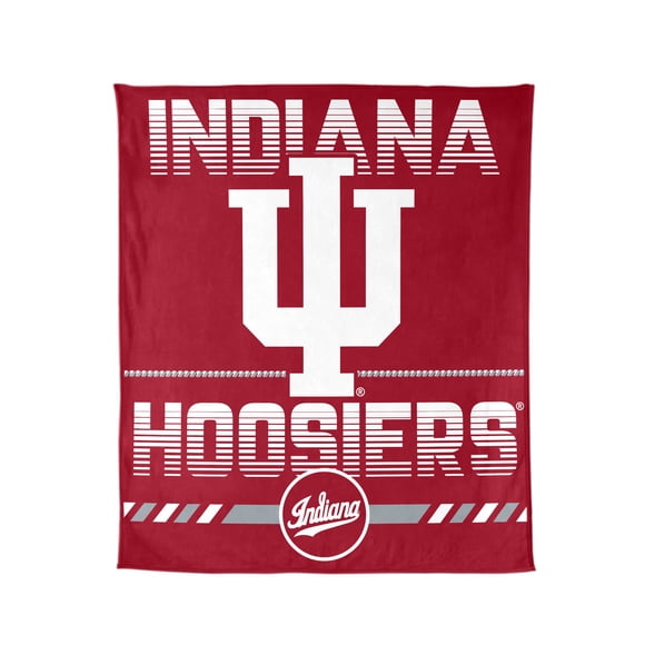 Logo Brands Indiana Hoosiers 60"x70" Super Plush Blanket