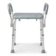 thumbnail image 1 of Medline Bath Bench with Padded Armrests, 350 lb Capacity, Height Adjustable 16" - 21", 1 of 4
