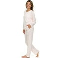 thumbnail image 2 of Flora Nikrooz 2-Piece Long Sleeve Henley Pajama Set, 2 of 10