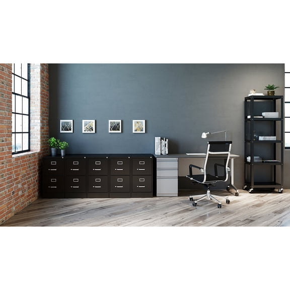 Hirsh 22" Deep 2 Drawer Letter Width Vertical Commercial Grade File Cabinet