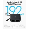 thumbnail image 3 of Soundcore by Anker P41i Noise Cancelling Bluetooth Wireless Earbuds with Phone Stand and Phone Charger with Built-In USB-C Cable and USB-C to Lightning Adapter, Black, 3 of 7
