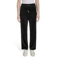 thumbnail image 1 of Halston Women's Velour Ribbed Pant, 1 of 7