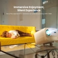 thumbnail image 6 of Yaber L2 Plus Projector with 100 inch Screen for Home & Outdoor, 6 of 9