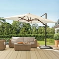 thumbnail image 1 of Member's Mark 10' x 10' Cantilever Offset Umbrella with Sunbrella Fabric, 1 of 5